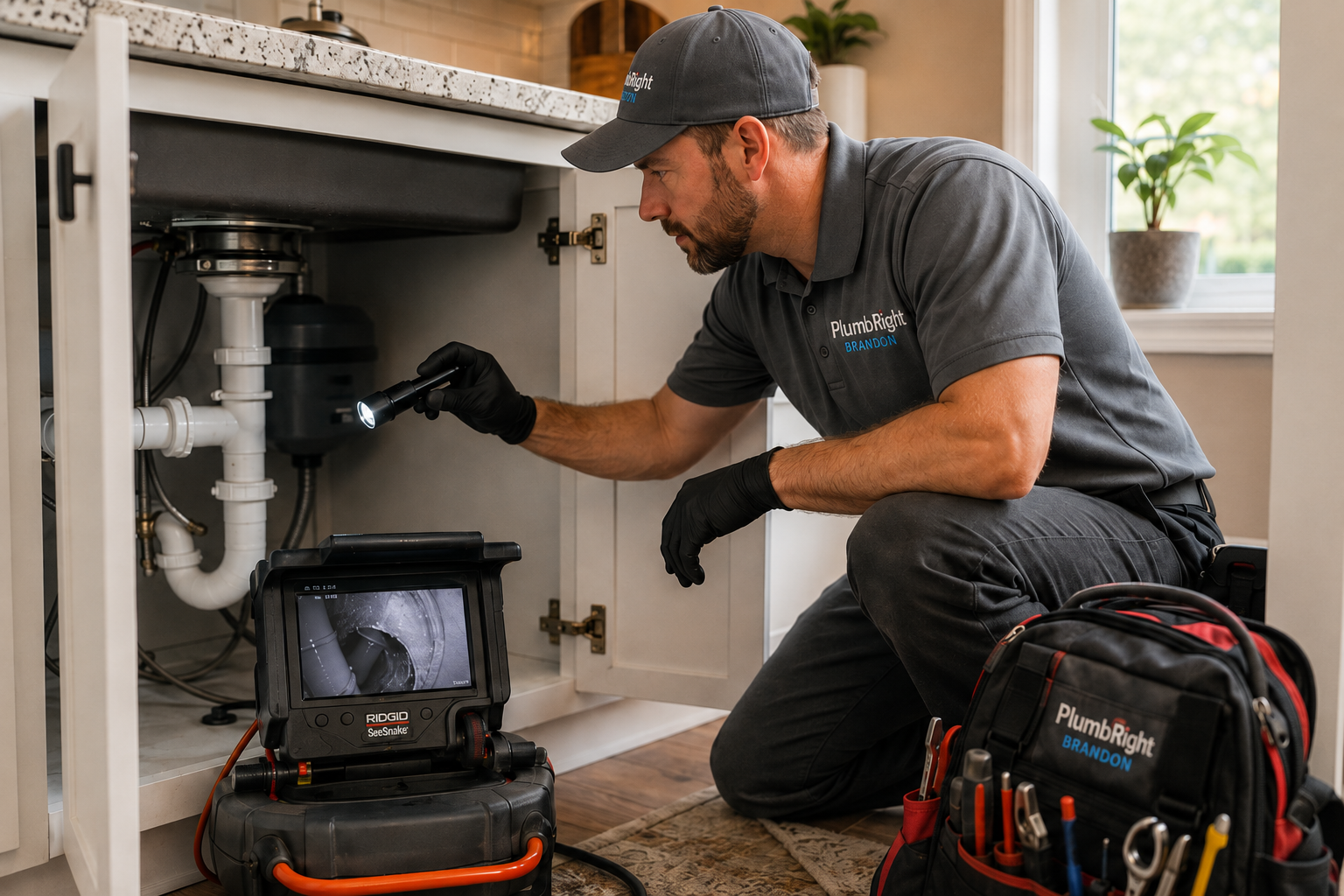 Water damage from hidden leak in Brandon FL home causing stress to homeowner