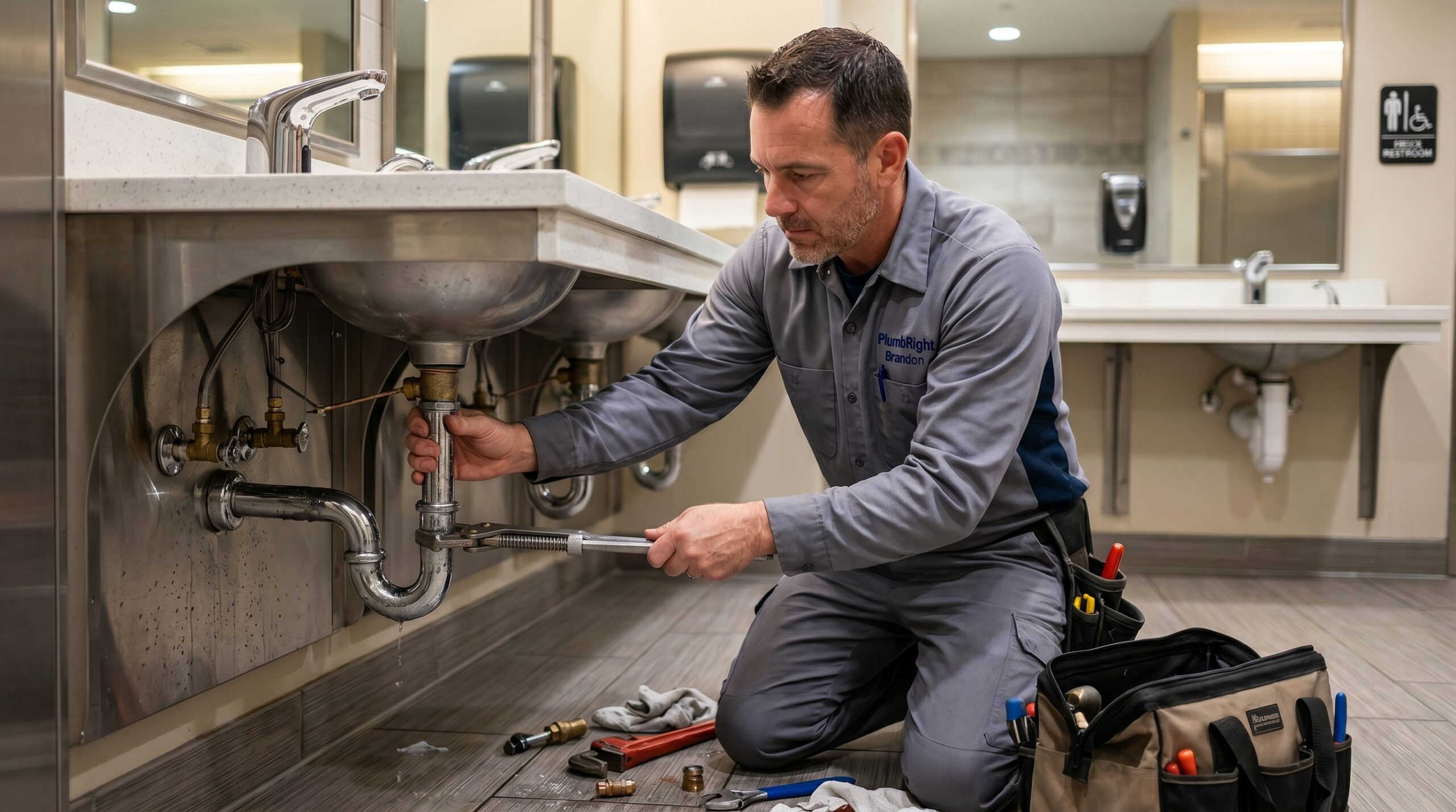 Licensed commercial plumber providing plumbing services in Brandon FL